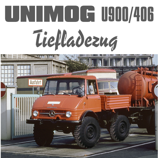 WIKING-Laden - Modell 4 - Unimog U900/406 Tiefladezug