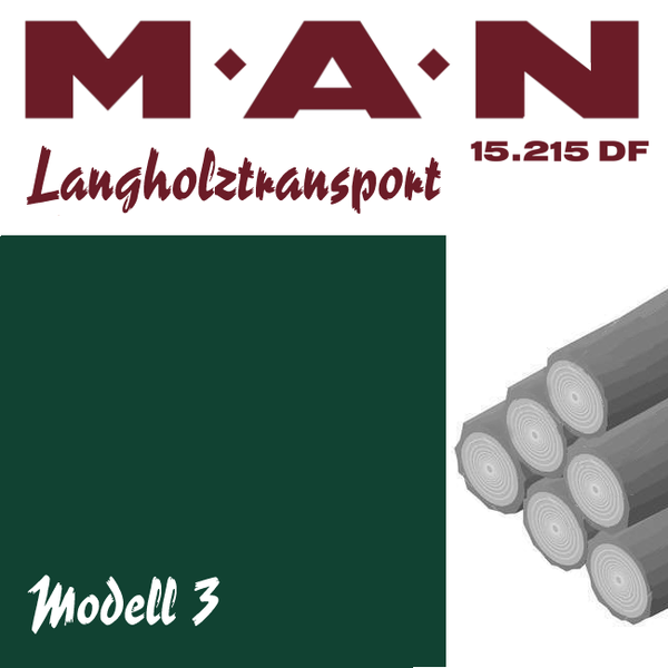 WIKING-Laden - Modell 3 - MAN 15.215DF - Langholztransport