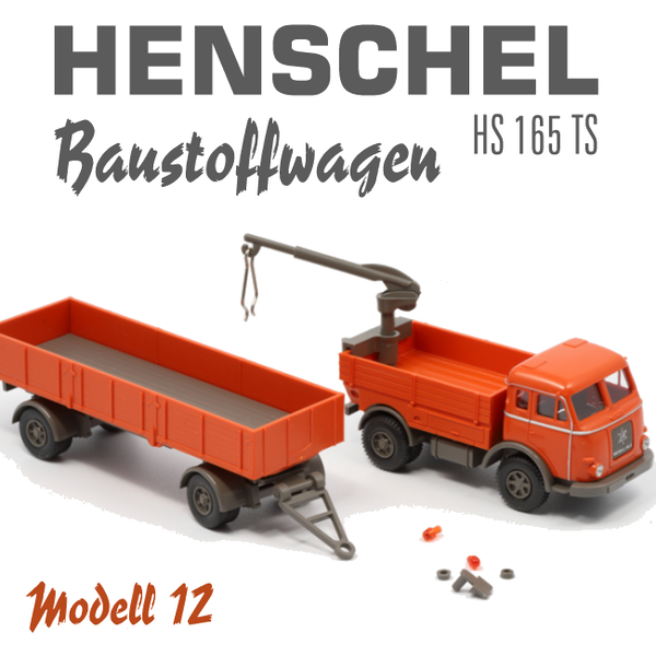 WIKING-Laden - Modell 12 - Henschel Baustoffwagen