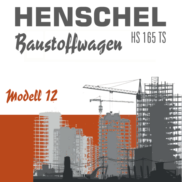WIKING-Laden - Modell 12 - Henschel Baustoffwagen