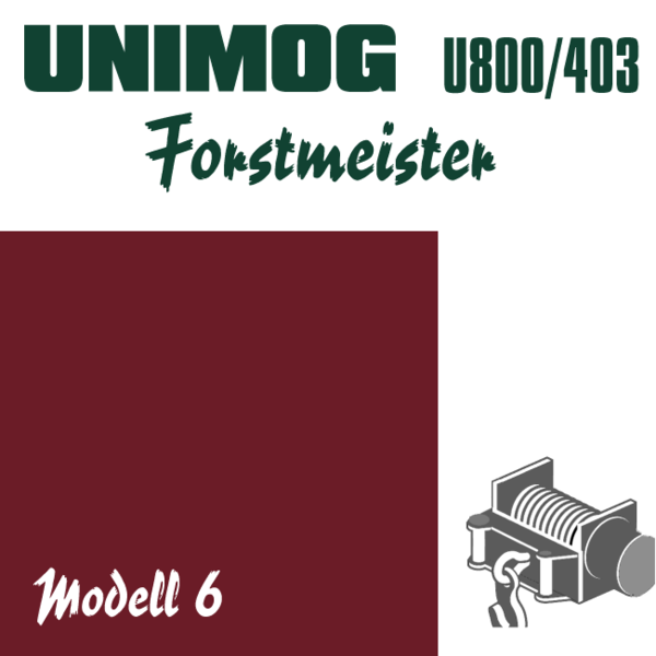 WIKING-Laden - Modell 6 - Unimog - Forstmeister