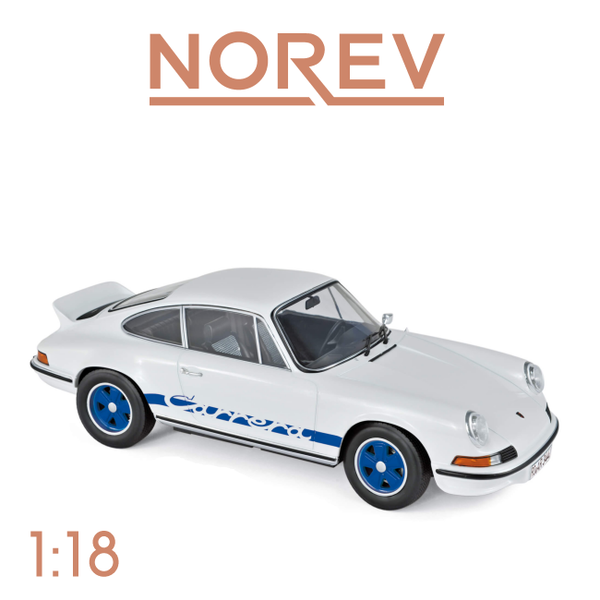 NOREV 1:18 - Porsche 911 RS 1973 - weiß/blau - lim.Edition 200 Stück