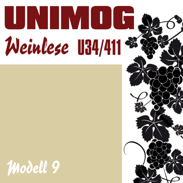 WIKING-Laden - Modell 9 - Unimog U34/411 DvF - Weinlese