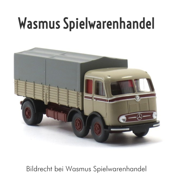 WASMUS - MB  LP 333 Pritschen-LKW - olivgrau