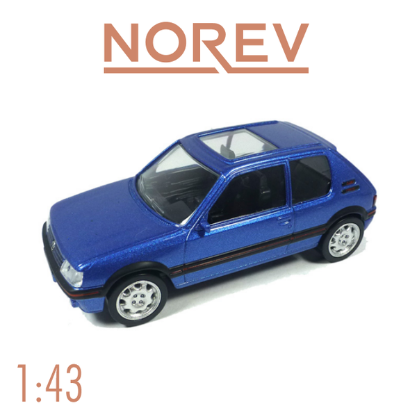 NOREV 1:43 - Peugeot 205 GTI - blaumetallic