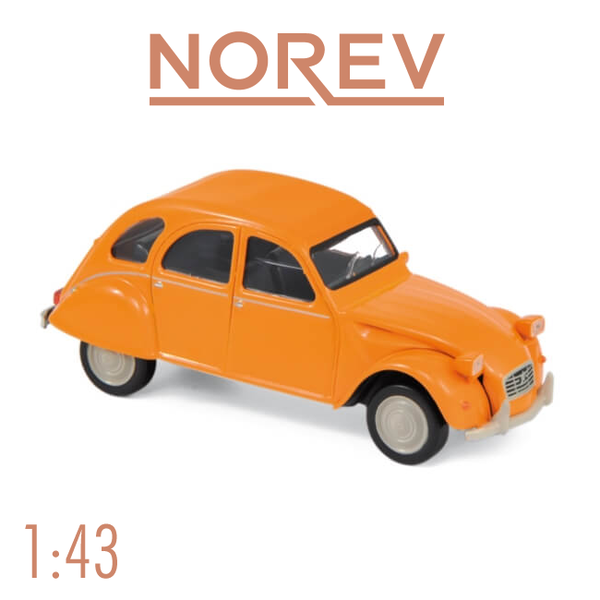 NOREV 1:43 -  Citroën 2 CV 6 Club 1979 - Mandarin Orange - JET CAR