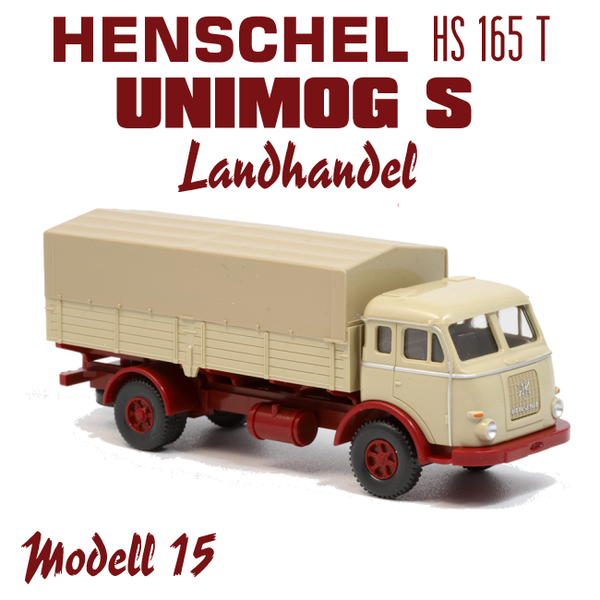 WIKING-Laden - Modell 15 - Set "Landhandel" (Henschel + Unimog)