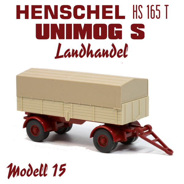 WIKING-Laden - Modell 15 - Set "Landhandel" (Henschel + Unimog)