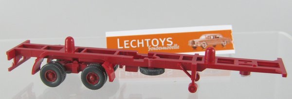 Lechtoys - Containerauflieger rubinrot