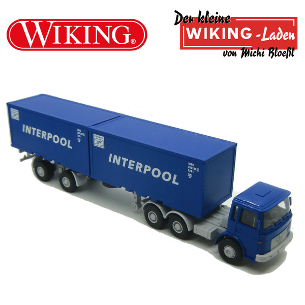 WIKING-Laden - MAN 26.320 Containersattelzug "INTERPOOL"